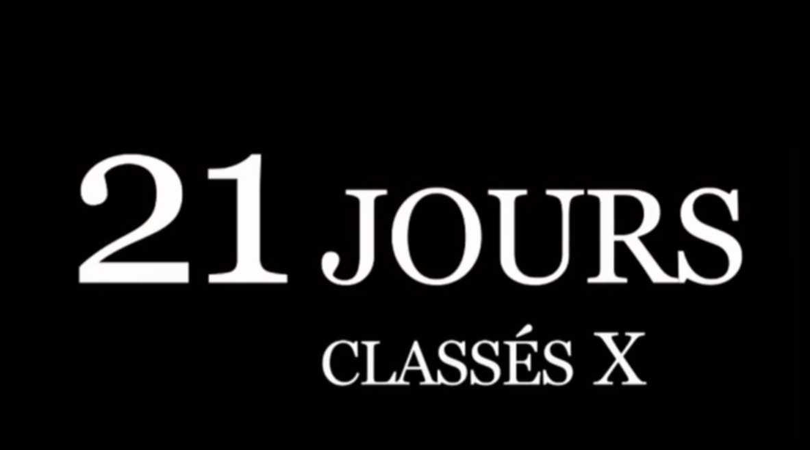 21 jours classes X