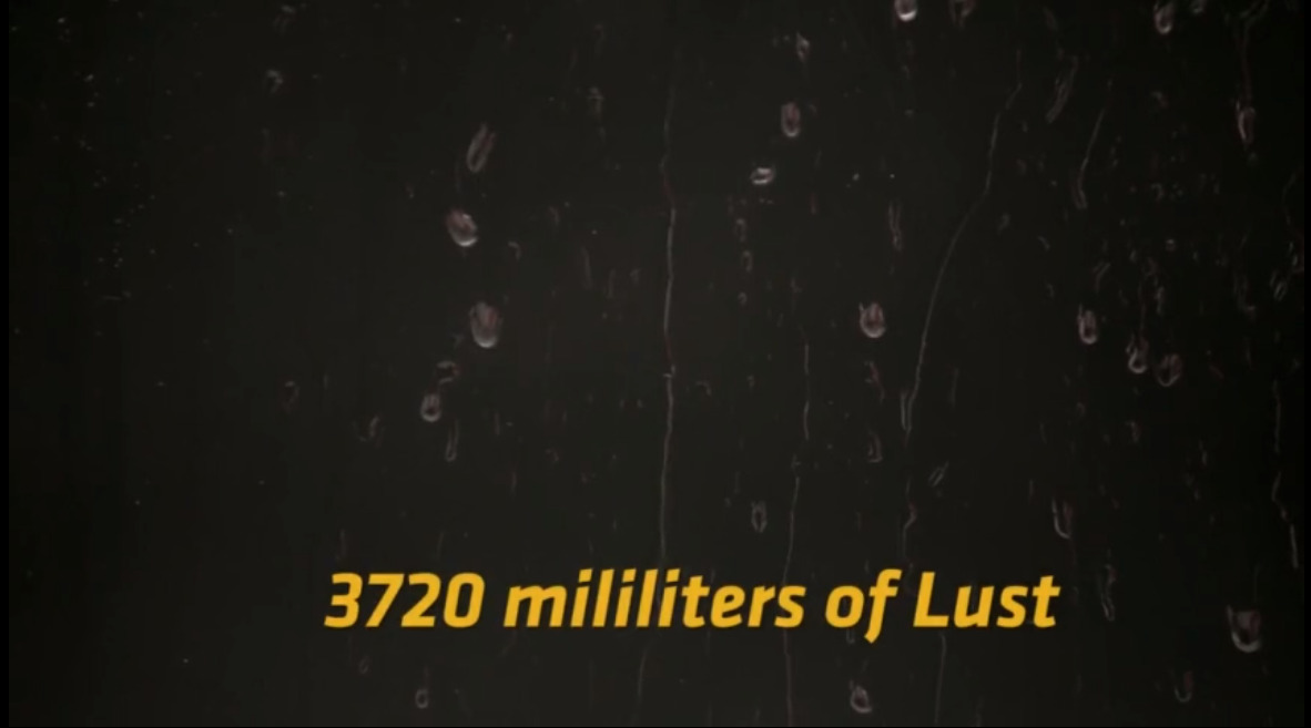 3720 mililiters of Lust