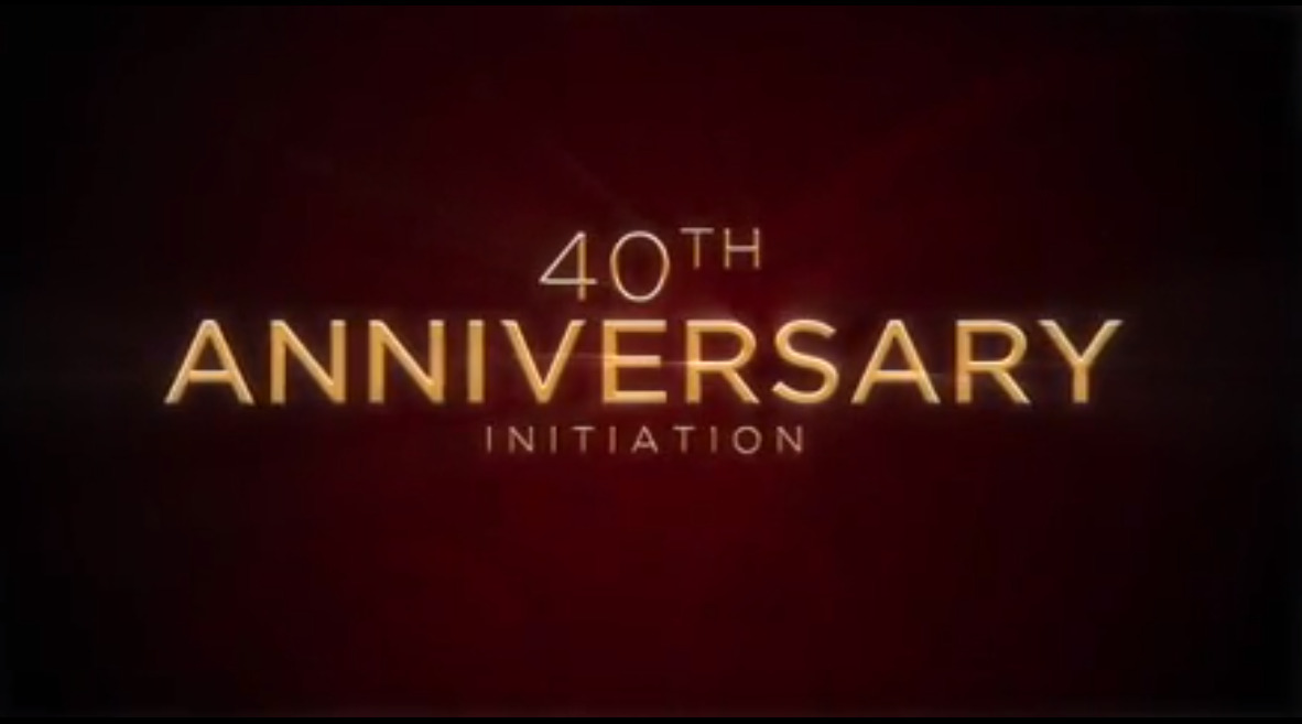40th Anniversary Initiation