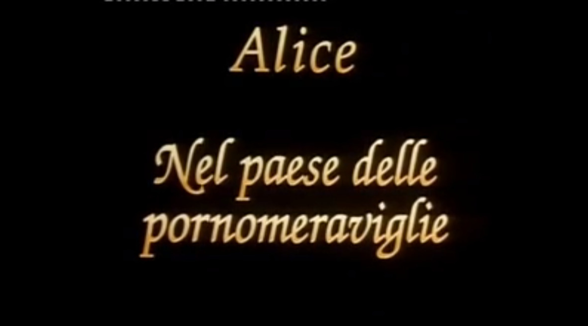 Alice nel paese delle pornomeraviglie
