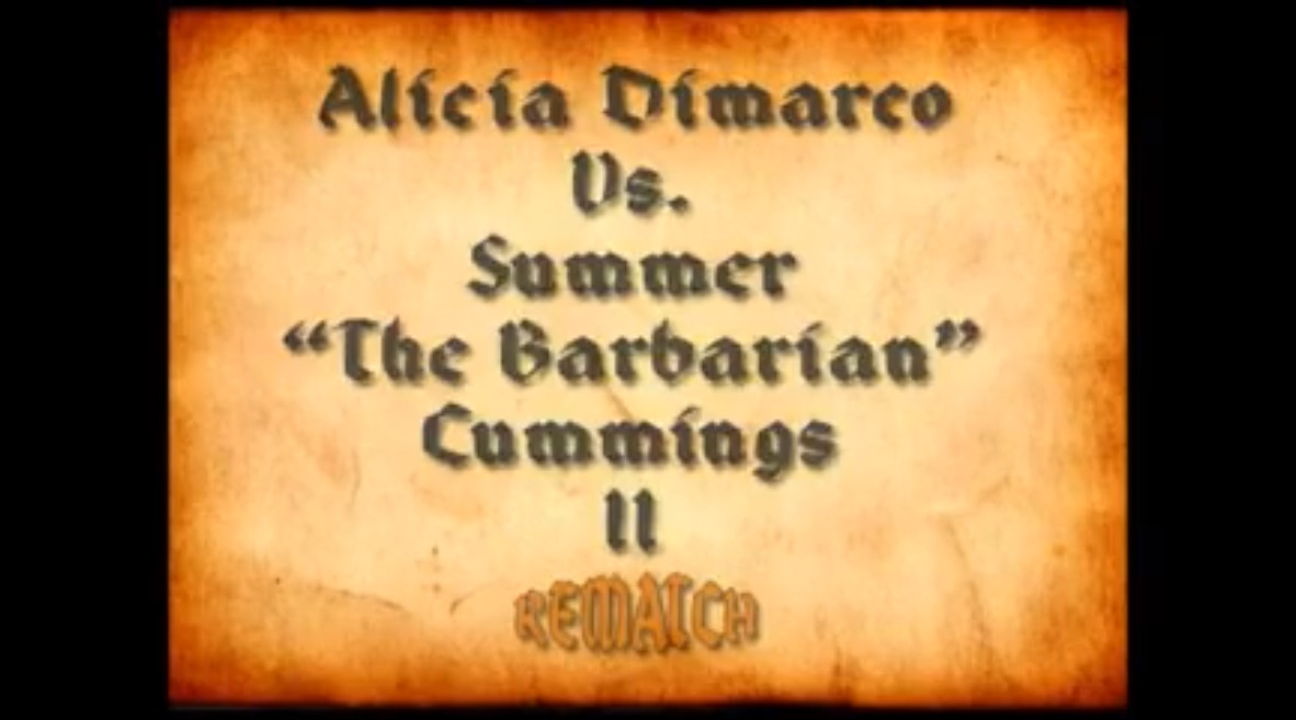 Alicia Dimarco vs. Summer - The Batbarian Cummings II