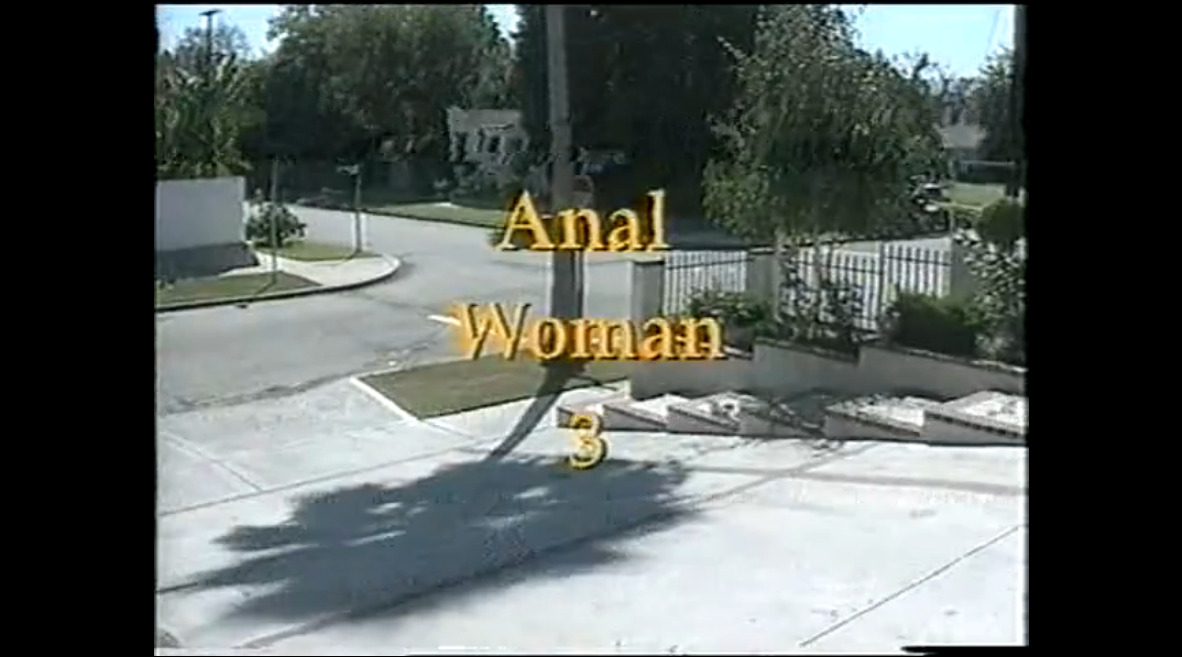 Anal Woman 3