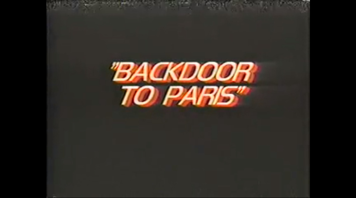 Backdoor to Paris