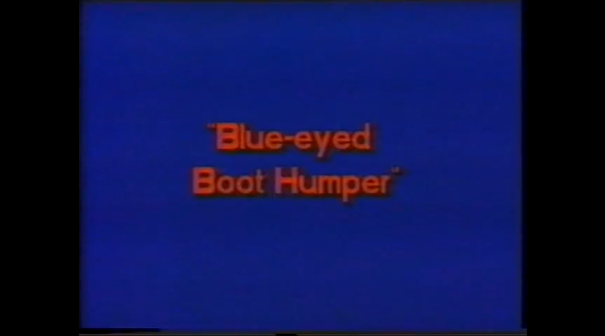 Blue-eyed Boot Humper