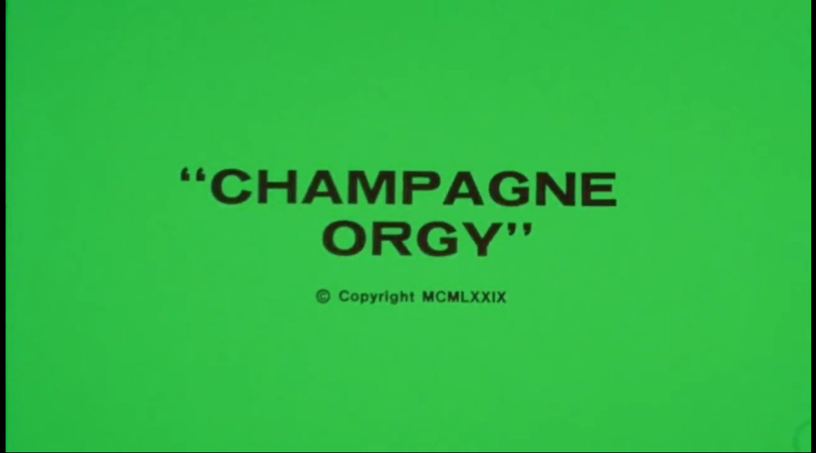 Champagne Orgy