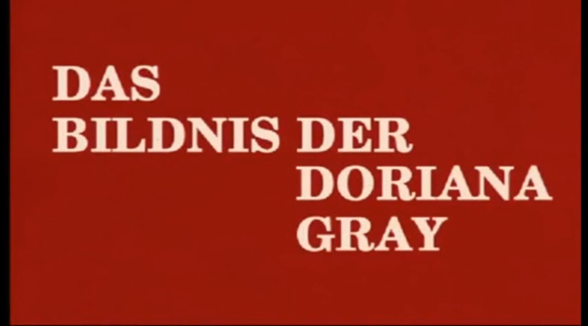 Das bildnis der Doriana Gray