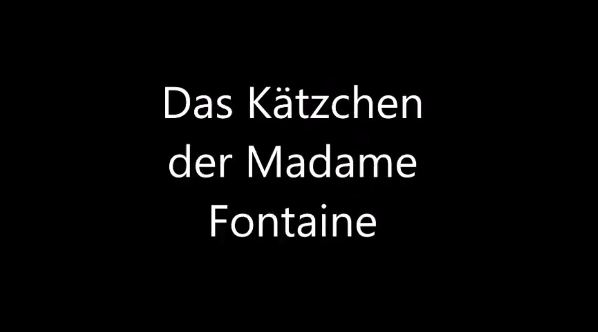 Das Kätzchen der Madame Fontaine