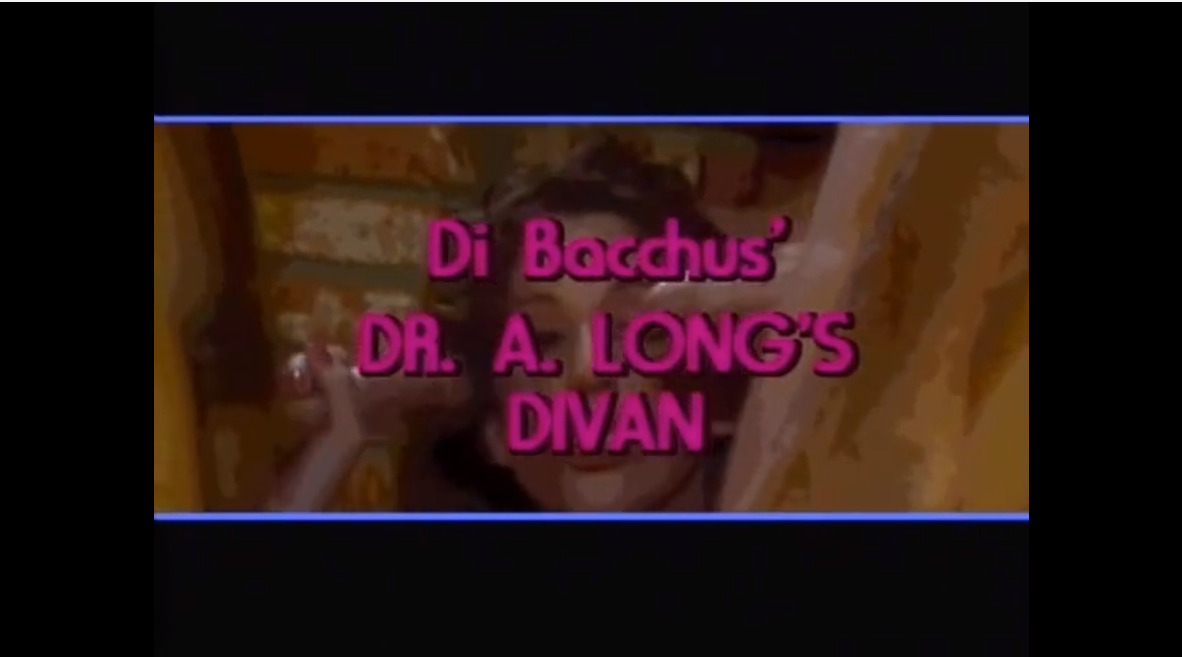 Di Bacchus' Dr. A. Long's Divan