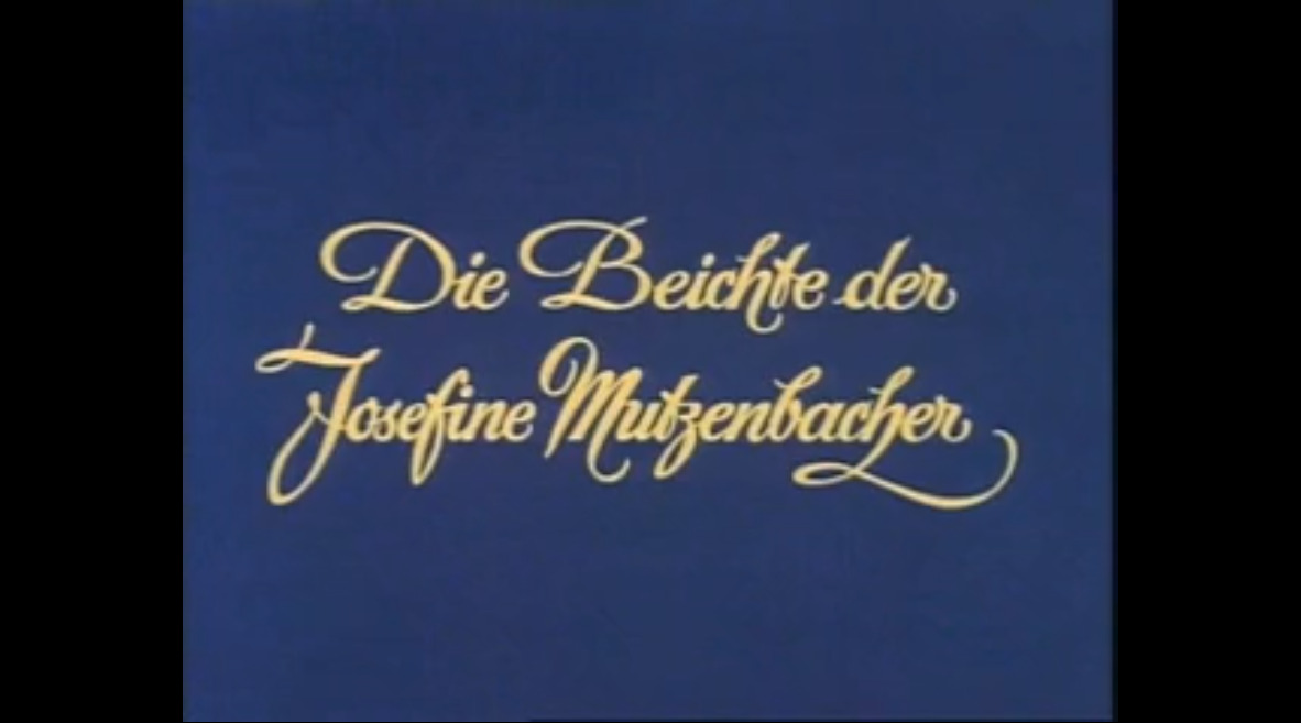 Die Beichte der Josefine Mutzenbacher
