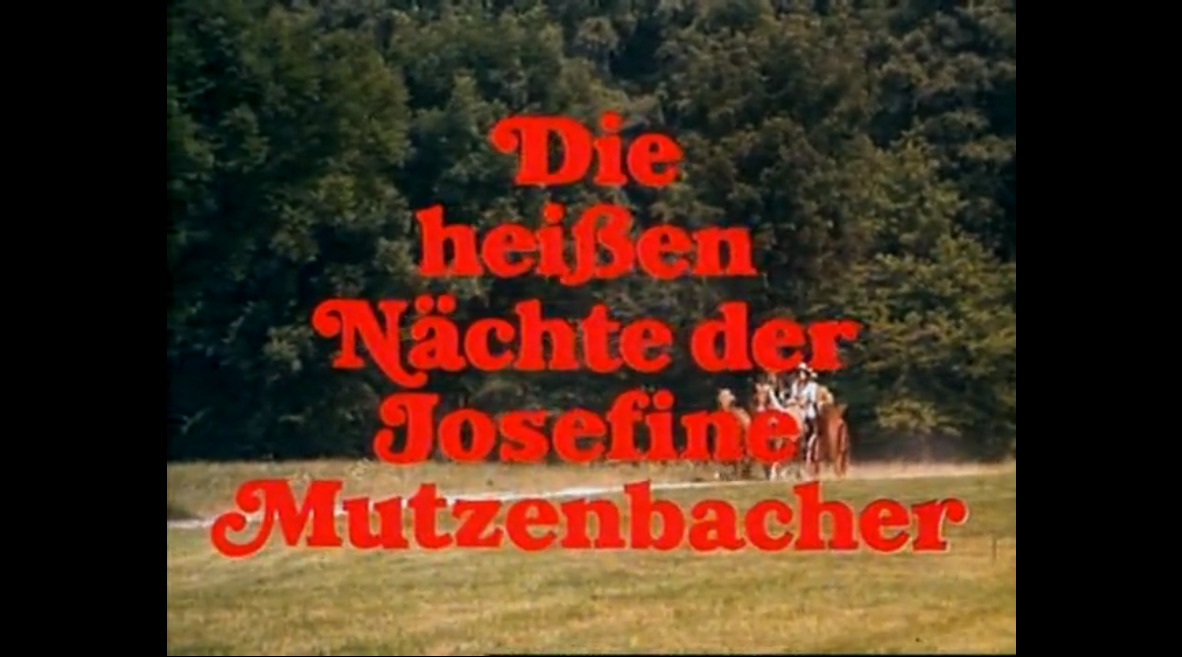 Die heißen Nächte der Josefine Mutzenbacher