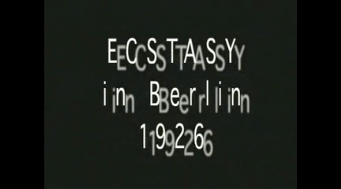 Ecstasy in Berlin 1926
