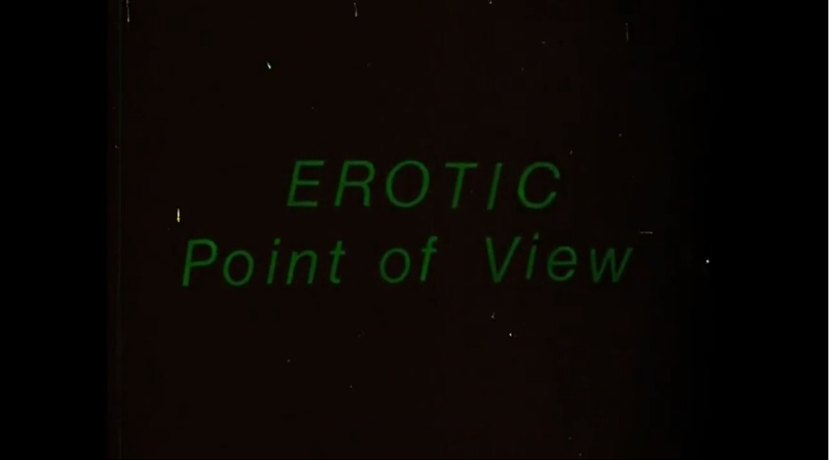 Erotic Point of View