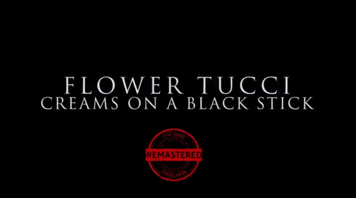 Flower Tucci - creams on a black stick