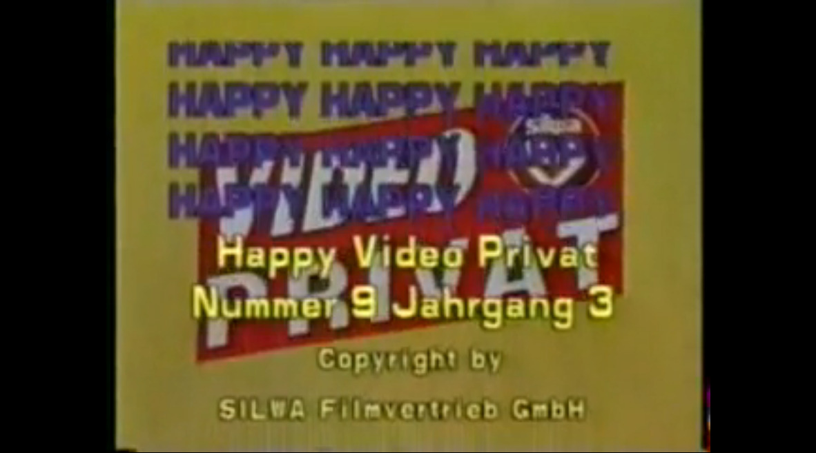 Happy Video Privat Nummer 9 Jahrgang 3