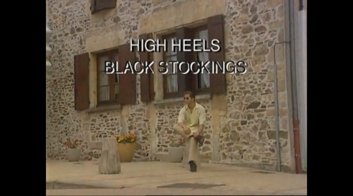 High Heels Black Stockings