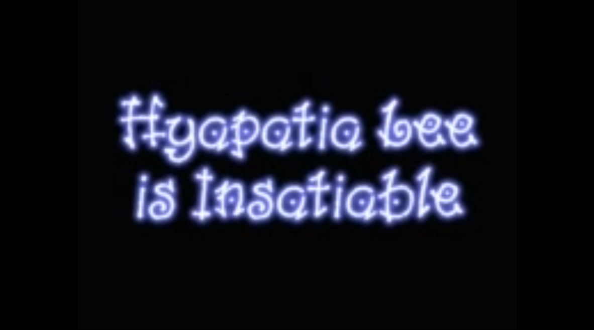 Hypatia Lee is Insatiable