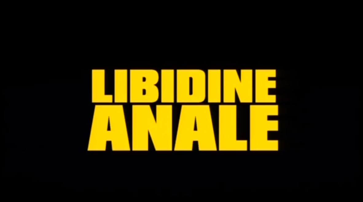 Libidine anale