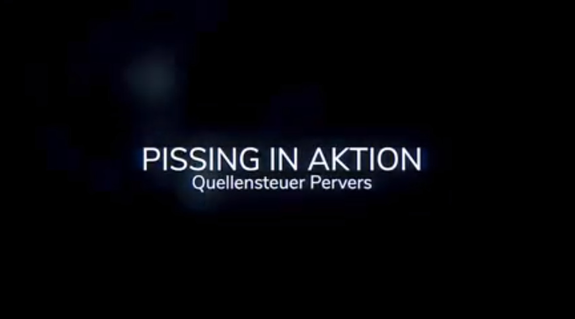 Pissing in aktion