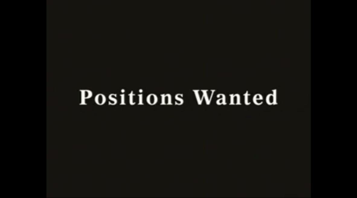Positions Wanted
