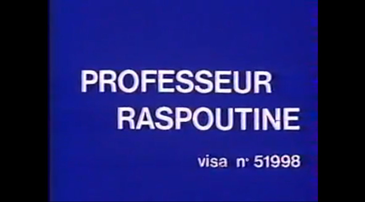 Professeur Raspoutine