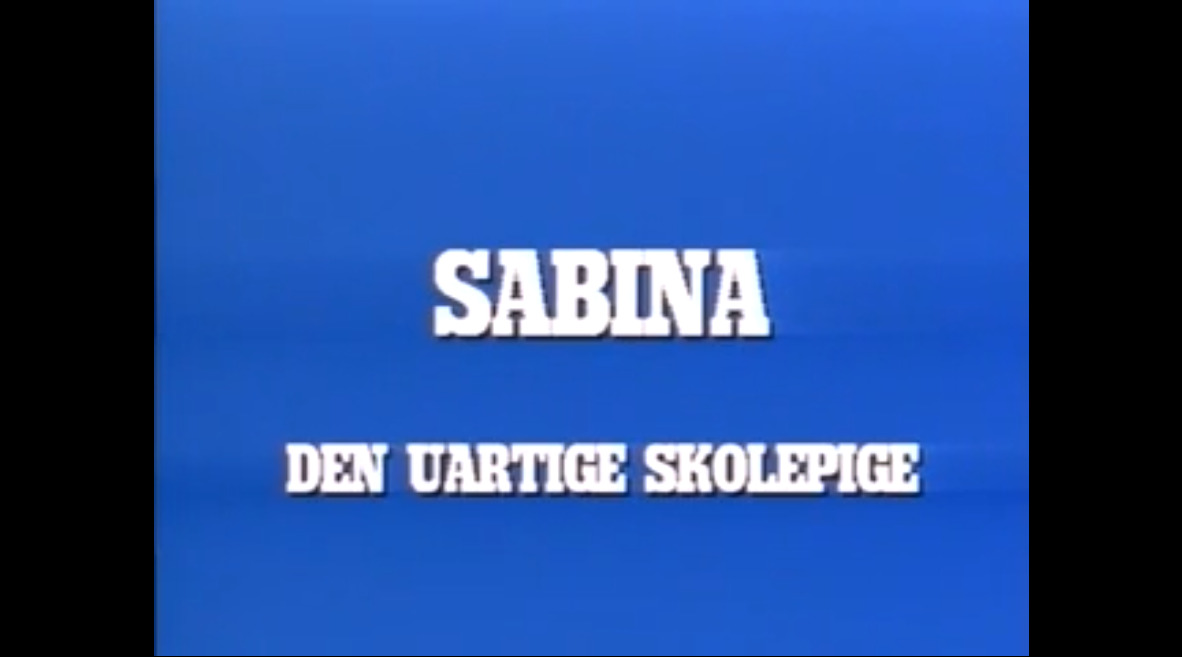 Sabina den uartige skolepige