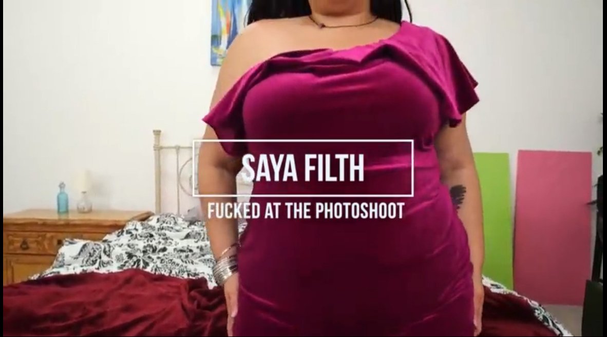 Saya Filth - fucked at the photoshoot