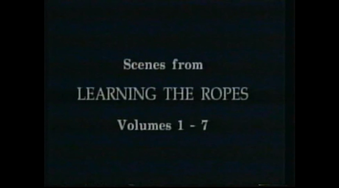 Scenes from Learning The Ropes Volumes 1-7