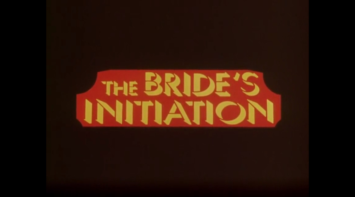 The Bride's Initiation