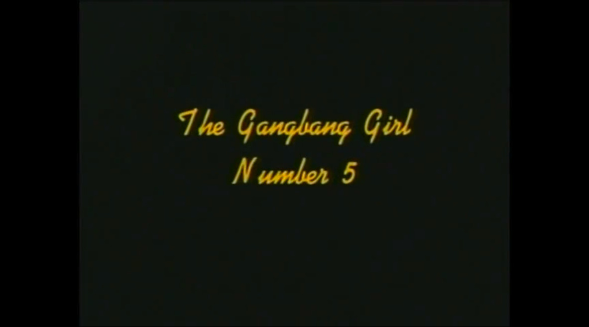 The Gangbang Girl Number 5
