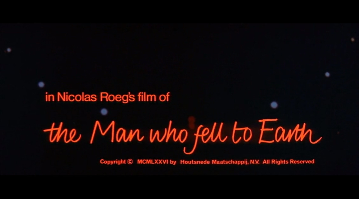 The Man who fell to Earth