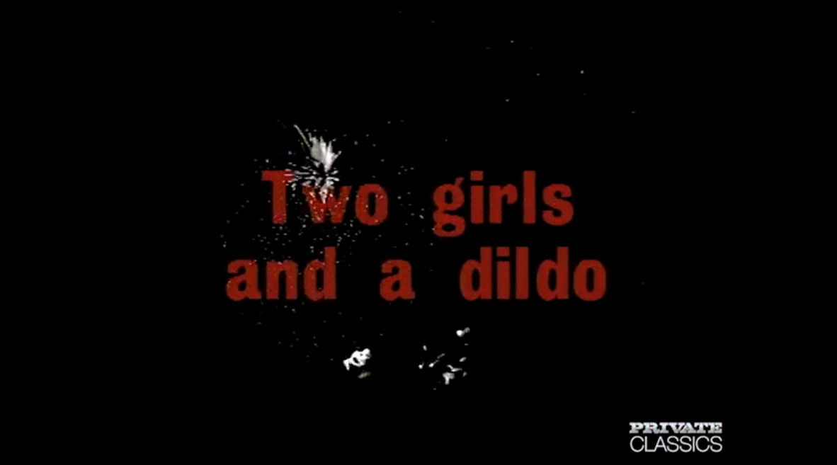 Two girls and a dildo