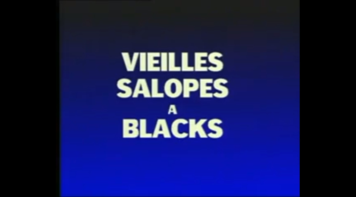 Vieilles salopes a blacks