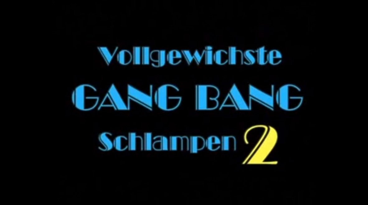 Vollgewichste Gang Bang Schlampen 2