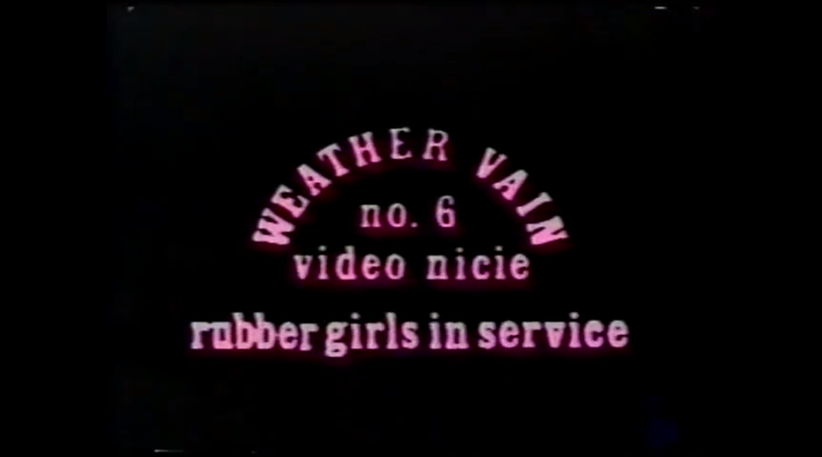 Weather Vain no.6 - rubber girls in service