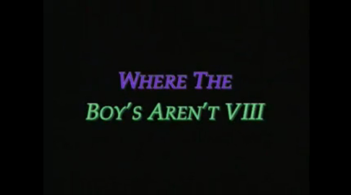 Where The Boy's Aren't VIII