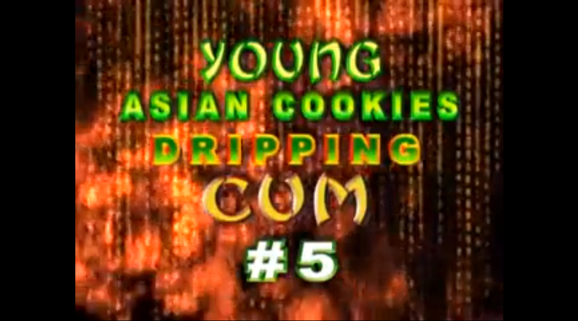 Young Asian Cookies Dripping Cum #5